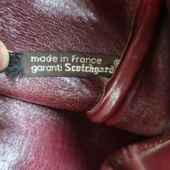 Vintage Christian Dior Trotter Boston Bag Burgundy Diorissimo Canvas - Picture 11 of 11